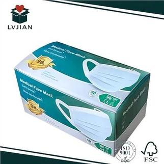 Produktpappersbehållare för medicinsk ansiktsmask